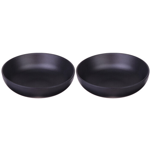 Μαύρο μπολ μελαμίνης 18x18x5.5εκ. 2