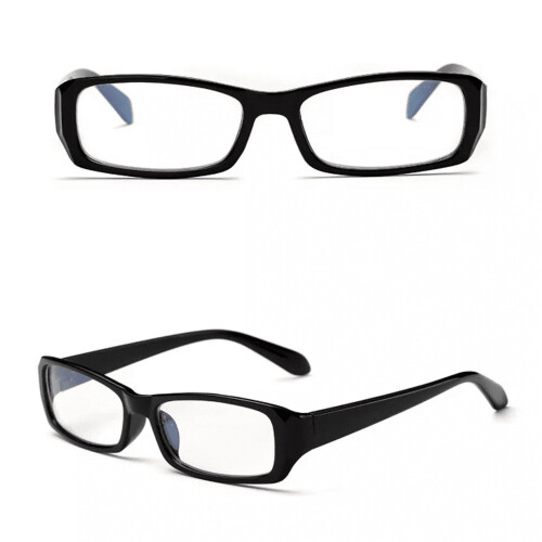 Rechteckige, leichte Lesebrille mit Blaulichtfilter