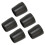 Crutch Rubber Tips Non-Slip Single Angle Black 1