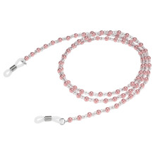 Collana con perline a forma di occhiali retrò, 70 cm