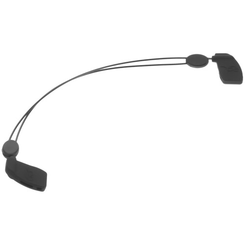 Ståltråds brillekæde Sort 13 cm