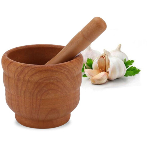 Mortier et pilon en granit, 14 cm (5,5 pouces) 1