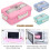 Bento Lunch Box Αδιάβροχο Οικολογικό 1200mL με 2