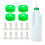 Plastic veevoedingsfles-1500 ml uitlaat 1