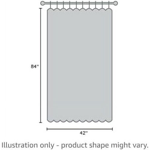 Blackout Curtains 2 Pack, Microfiber, 52x84 in, Silver Wave 2
