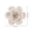 Ceramic Rose Wall Decor – White 3D Floral Hanging Piece 2