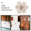 Ceramic Rose Wall Decor – White 3D Floral Hanging Piece 3