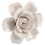 Ceramic Rose Wall Decor – White 3D Floral Hanging Piece 5