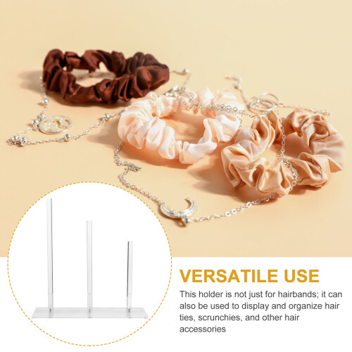 3-Tier Clear Acrylic Scrunchie Holder Stand 2
