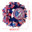 Red White Blue Independence Day Wreath 40cm 3