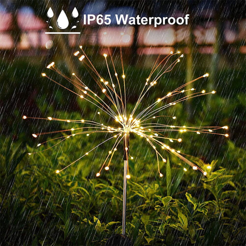 Solar-powered lawn light string outdoor decorative 2