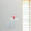Transparent Acrylic Floating Wall Shelf 10.2 x 9.9 cm 2