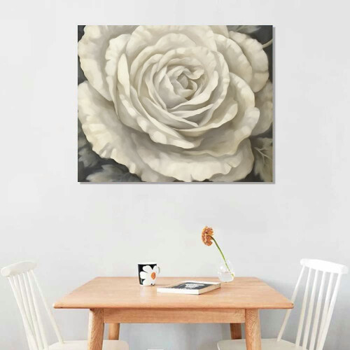 Tableau abstrait rose sur toile, décoration moderne, 1 pièce 2