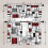 Beige Orange Abstract Kitchen Curtains Set 3 + Valance 5