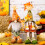 Thanksgiving-Gnom-Dekoration, 2 Stück, handgefertigte Plüsch-Herbsternte 3