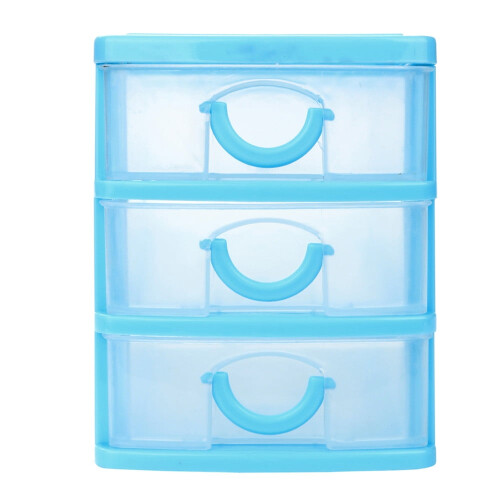 Plastic Drawer Closet Portable Storage Cabinet 4-Tier 1