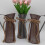 Metal Milk Can Vase with Rust Finish 4
