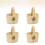 Blomkorg i linne för bröllop – 4-pack 3