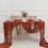 Boho Gauze Table Runner Orange 90x400cm 3