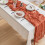 Boho Gauze Table Runner Orange 90x400cm 4