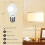 5W Warm White LED Bulb E26 A15 – 6 Pack 5