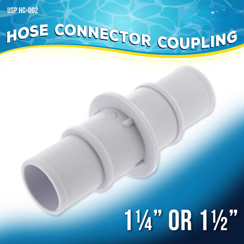 Pool Hose Coupling Adapter 1-1/4" or 1-1/2" 1