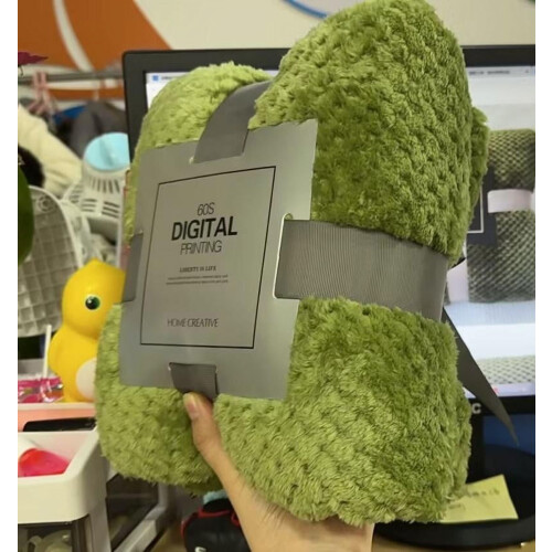 Κουβέρτα Fankiway fleece καρό απαλή ζεστή μεγάλη 2