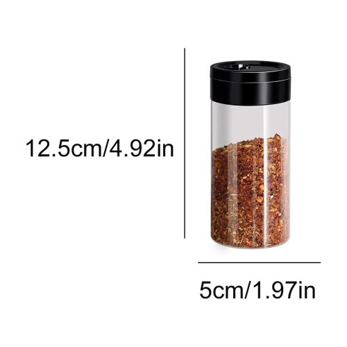 Uxgjfwu Plastic Spice Jar with Stand-Up Lid, 1 Pack 1