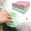 Checkered Dishcloth – Non-Shedding, Absorbent, 17x17cm 2