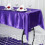 Purple Satin Rectangular Tablecloth 60 x 102 in 2