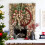 Guirlanda de Natal com Roda de Carroça Vermelha, 40cm 2