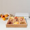 Bamboo Multi-Compartment Serving Tray 30x30cm 3