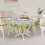 Oval Lemon Tablecloth 54 x 72 in, Waterproof Polyester 4