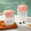 Portable Yogurt Cup with Ice Tray Spoon and Adjustable Lid 4