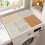 Diatomit-Arbeitsplattenmatte 40 x 30 cm Beige 5