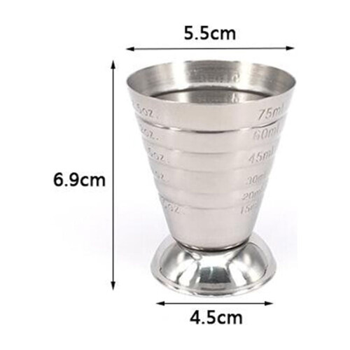 Stainless Steel Tapered Measuring Jigger 1 pc 1