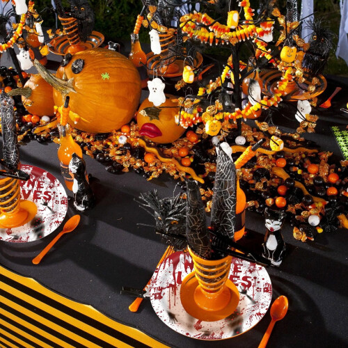 Σετ χάρτινων πιάτων για το Halloween 32 τεμάχια 2