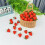 Artificial Red Strawberry Plastic Decoration 1pc 4
