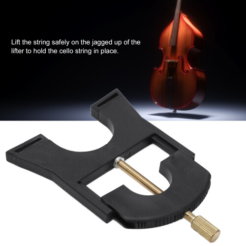 Outil de chevalet pour violoncelle 1/4-4/4, réglable, noir 2
