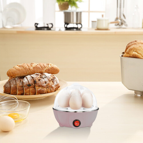 Electric Egg Cooker for 1–7 Eggs, Compact Steamer 1