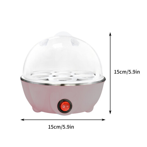 Electric Egg Cooker for 1–7 Eggs, Compact Steamer 2