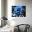 Blue Rose Canvas Wall Art, Premium Wooden Frame 3