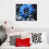 Blue Rose Canvas Wall Art, Premium Wooden Frame 4