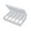 Coin Rolling Containers Transparent Blue 6 Pcs 3