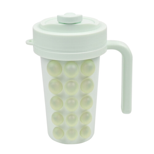 Silicone Ice Cubes Maker Water Cup Hygienic-Green Handle design