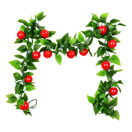 2 Stuks Kunstmatige Fruit Wijnstok 2.4Meter Lange-Fruit B