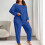 Women's Casual Short Sleeve Top & Pants Set 2