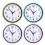 Designice Silent Wall Clock, Metal Frame, 8 Inch, Black 3