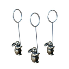 Festival Asian Themed Memo Clip That Holds Cards-Rabbitshape