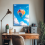 Quadro su tela con mongolfiera 5